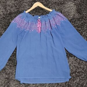 Sheer boho top sz XL